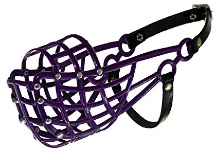 Don Pare Maulkorb Modell 103 Trainings- Und Transportmaulkorb Für Mittelgroße Hunde Mit Schmalem Kopf Whippet In Lila Auch Rennmaulkorb und Coursingmaulkorb