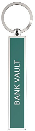 if Show Offs Keys, Bank Vault, Keyring,Green,7.5 x 1 x 0.5 cm; 2 kg