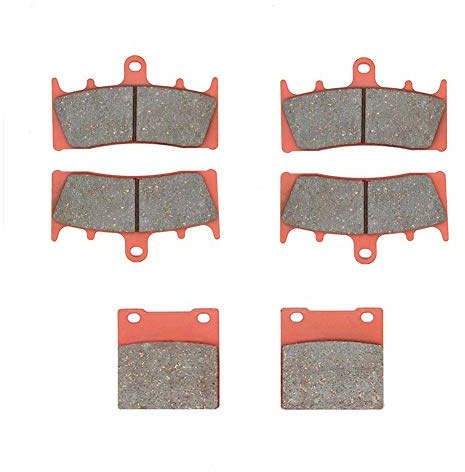 MEXITAL Bremsbeläge Vorne + Hinten für GSXR 750 (94-99) / TL 1000 R (RW/RX/RY/RK1-RK3) (98-03) / GSXR 1100 W (93-98) / GSF 1200 (SK/K) (01-05) / GSX 1300 R (99-07)
