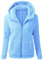 iHENGH Damen Herbst Winter Bequem Mantel Lässig Mode Jacke Frauen Kapuzenpullover Mantel Winter Warme Wolle Reißverschluss Mantel Baumwollmantel Outwear