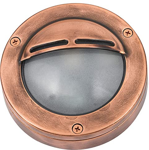 Wandleuchte rund IP64 Maritim aus Messing in Kupfer Ø14cm Schiffslampe Außenleuchte Haustür Terrasse