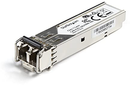 StarTech Dell EMC SFP-1G-SX Compatible SFP Module, LC 550m (SFP1GSXEMCST) | 1000BASE-SX, 1GbE Multimode Fibre Optic Transceiver, 1GE Gigabit Ethernet SFP, 850nm, DDM