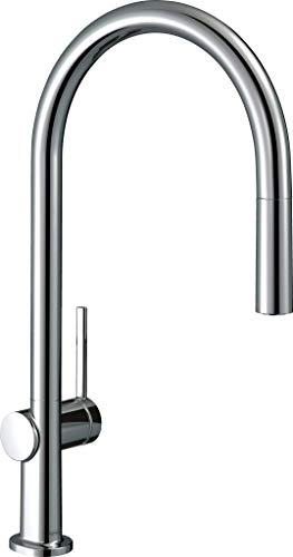 hansgrohe Talis M54 Miscelatore cucina monocomando 210, bocca d'erogazione estraibile, 1 getto, cromo, 72802000