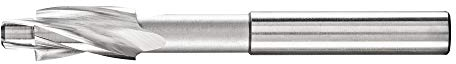 PFERD Avellanador plano HSS con pivotes de guía, diámetro de 10,0 mm, diámetro del vástago de 8 mm, DIN 373, medio | 25203109 – para agujeros pasantes