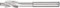 PFERD Avellanador plano HSS con pivotes de guía, diámetro de 10,0 mm, diámetro del vástago de 8 mm, DIN 373, medio | 25203109 – para agujeros pasantes