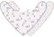 LÄSSIG Baby Lätzchen Halstuch Dreieckstücher Set 2 Stk. Bio-Baumwolle Druckknopf wendbar/Baby Bandana Tiny Farmer Sheep