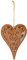 levandeo Schild Herz 12x15cm Gartendeko Ornamente Türschild Edelrost Wandbild Rostdeko Deko Rost Gartenschild Geschenkidee