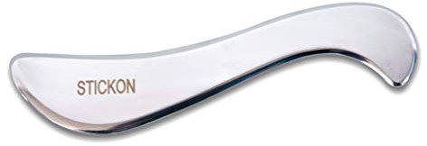 Tansozer Gua Sha Strumento di Massaggio in Acciaio Inossidabile Gua Sha Tools,per La Mobilizzazione dei Tessuti Molli e Ridurre il Dolore Muscolare Style P