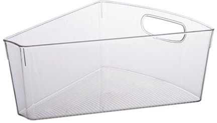 TOPBATHY Dreieckige Aufbewahrungsbox Gemüseaufbewahrungskorb - Snack- Vorratskabinett- Gewürzorganisation Box Fruchtspeicher- Organizer- Box- Beh?lter für Organisation von Küchennahrung