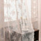 Kotile Blush Pink Lace Curtains for Bedroom - Premium 63 Inch Length for Girls Room, Scalloped Floral Sheer Window Curtains 132 x 63 Inch, 2 Panels, Blush Pink