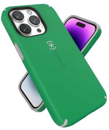 Speck ProductsCandyShell Pro iPhone 14 Pro Hülle, Renew Green/Sweater Grey, 150169-9893