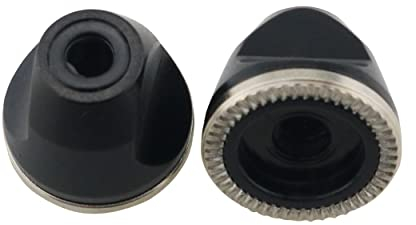 Ruiwaer 2 Stück SchnellspannStangenmutter M5 Schraube rutschfeste Mutter Mountainbike Schnellspanner Schaft Alle Aluminiumlegierung Mutter Fahrrad Schnellspanner Hebelmutter Fixed Gear Rennrad