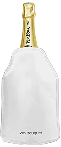 VB VIN BOUQUET FIE 967 Rafraîchisseur pour Bouteilles Auto-Ajustable Anti-dérapant Marine Blanc
