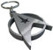 USS Enterprise Command Division - Aluminium-Schlüsselring