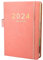 Academic Diary 2024, Day to a Page, Hardcover Organised from January 2024 to December 2024, Agenda A5 Daily Planner with Monthly Tabs, Inner Pocket, 21 x 14,5 cm, (Rosa)