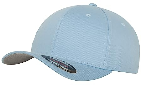 Flexfit Caps Wooly Combed Cap Delta Tartan Glen Unisex Cap Baseball XXS-XXL Basecap Mütze, XXL, 1x Hellblau & 1x HL-Kauf Notizblock