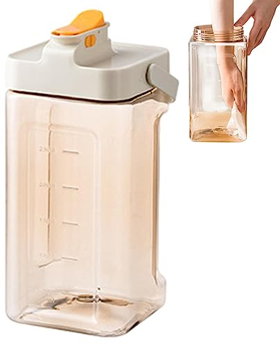 PW TOOLS Water Pitcher with Spigot | 3.5L FridgeTransparent Cold Water Container,Lemonade Dispenser for, Pool, Kitchen, Home, Hotel,