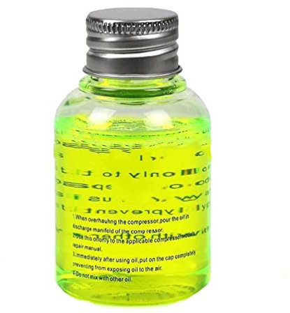 Myazs Professioneller Auto-Klimaanlagen-Leckdetektor-Farbstoff, 60 ml, UV-Farbstoff, fluoreszierender Farbstoff, zertifizierter Test, UV-Mittel, Leckerkennung, Farbstoff-Kit Kühlmittel