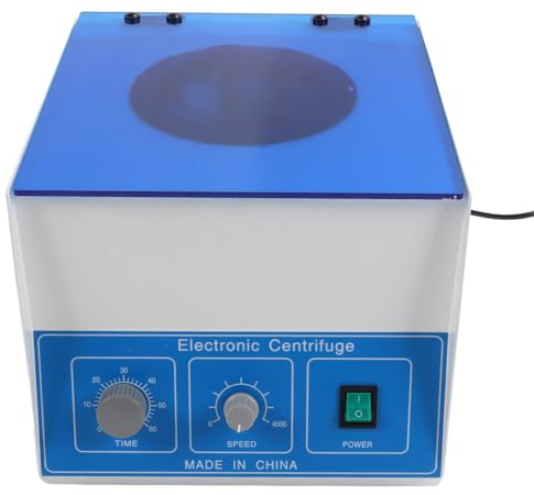 Centrifugeuse de Paillasse, Contrôle de Vitesse de Centrifugeuse de Bureau à Faible Bruit 2770xg 100 Ml X 4 pour Laboratoire (Prise UE 220V)