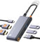 NOVOO USB C Docking Station Monitor Dual, USB-C to Dual HDMI Adapter con HDMI 4K@60 HZ, PD 100W, 3 Puertos USB A, Adaptador USB C Thunderbolt 3/4 Dock para DELL HP Lenovo ASUS, MacBook Pro Air