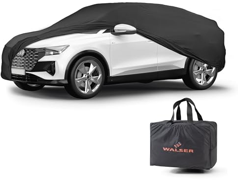 Walser bâche d'intérieur pour Voiture Indoor Stretch, Bâche Complet pour l'intérieur, étanche à la poussière SUV L, Noir