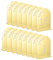 QUARKZMAN 15Pcs 4.8 x 7 Pouce Panneau Acrylique en Forme D'Arc Doré Avec Support, Supports de Numéros de Table en Arc Acrylique pour Décoration de Centre de Table de Mariage (Numéro 1-15)