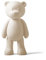 NENBOLEC Bär Dekor Figuren Modern Skulptur Arts Tier Statue Geschenk Polyresin Weiß 30cm