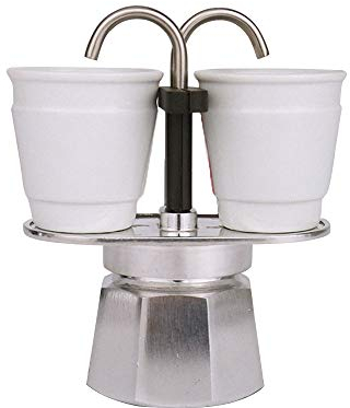 OQHAIR Mocha Pot Moka Pot Cafetera de Mano de Acero Inoxidable Cafetera Espresso Cafetera Mocha Cafeteras para Estufa (Color: Plata Tamaño: 6 Tazas) (Plata 2 Tazas)