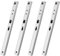 MUNGHOK 4 Stück Schubladenschienen Teilauszug, 182 x 17mm Schubladenauszug, Teleskopschiene, Rollenauszug, Kugelführung Vollauszug für Schubladen Schienensystem