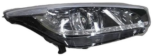 DEPO Ricam 10767 LED-Scheinwerfer H7-H7-H7-PY21 mit Motor für CEED 5 Türen linke Seite (Fahrerseite) von 2012/05 bis 2015/07