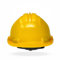 Bauhelm mit Drehverschluss gelb