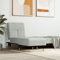 Kangmusi Chaiselongue Hellgrau Samt, kangmusi352808