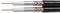 Labgear RG6 Doppel-Koaxialkabel, 125 m, Trommel, schwarz, Schrotflintenkabel, Doppelleiter, Low-Los, gaseingespritzter Schaumstoff-Dielektrikum, geflochtene und Folienabschirmung, langlebiger