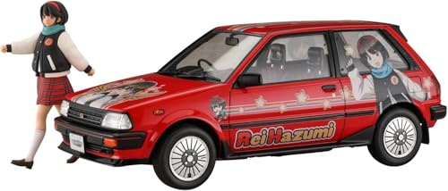 Hasegawa - 1/24 Toyota Starlet EP71 3-Türer mit Figur - Plastik-Modellbau - Maßstab: 1:24
