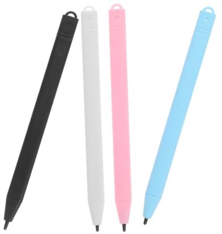 KOCKSHION 4-teiliges Ersatz-Eingabestift-Set Für LCD-schreibtabletts, Universeller Eingabestift Für Digitale Schreibtafeln Für Kinder Und Erwachsene, Kompatibel Mit LCD-skizzenblöcken