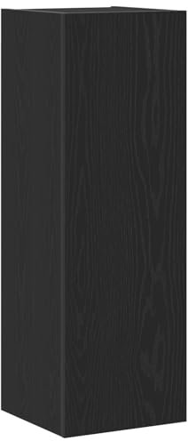 vidaXL Wand-TV-Schrank Schwarz Eiche 30,5x30x90 cm aus Holzwerkstoff
