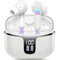 Motost Bluetooth Kopfhörer, 2025 Bluetooth Kopfhörer 5.3 Stereo HiFi mit 4 ENC Mic, Wireless Kopfhörer In Ear 40H Bluetooth Kopfhörer Sport LED USB-C Touch Control Grau