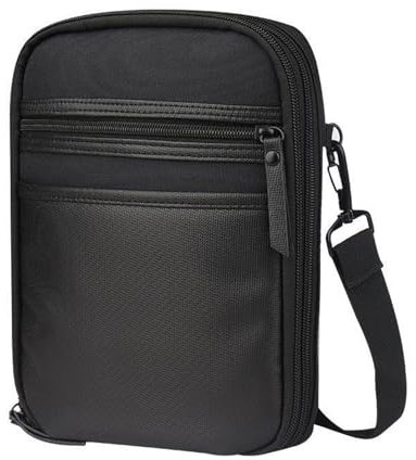 Fazvncv Militär-Umhängetasche für Herren, PU-Leder, taktische Brusttasche, wasserdicht, Hüfttasche für Reisen, Wandern, Camping