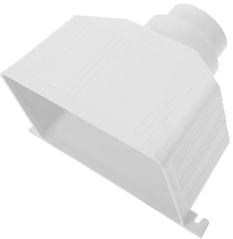 LALAFINA Pvc Abflussrohranschluss Für Regenwasser Langlebiger Gutter Connector Für Einfache Installation Pvc Material Dicht Und Auslaufsicher Für Dachrinnen Und Regentonnen