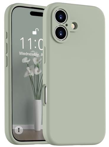 Kukiwhy für iPhone 17 Hülle Silikon Case, Dünn Slim Microfiber-Innenfutter Flüssig Gel Gummi Handyhülle für iPhone 17, Rundumschutz mit Kratzfeste Schutzhülle 6.3 Kupfer Grün
