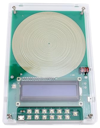 Plyisty Generador de Resonancia de 7,83 Hz con Interfaz de Alimentación Micro USB, Generador de Pulso de Frecuencia Ultrabaja de Sinusoidal Pura para Aliviar el Estrés, Relajación,