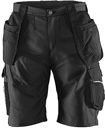 KÜBLER PRACTIQ Arbeitsshorts | schwarz | Größe 40 | kratzfrei | OEKO-TEX® | Cordura verstärkt