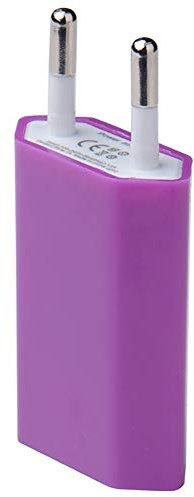 Adaptateur USB Prise Murale pour Samsung Galaxy Note 8 Secteur 1 Port Courant AC Chargeur Blanc (5V-1A) Universel (Violet)