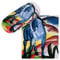 VON LILIENFELD Brillenetui Franz Marc Blaues Pferd Kunst Motiv Etui Brille Mikrofaser Brillenputztuch Brillenbox Stabiles Hardcase Set mit Stoff bezogen
