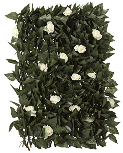 White Bloom Leaf 1.8M x 0.6M Trellis