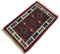 WAWA Orientteppich Brücke 40X60 cm Handgeknüpft Teppich Fussmatten Debbbich 100% Wolle (Rot-P7, 1 Stück (40 cm X 60 cm))