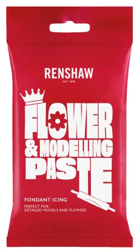 Renshaw Flower & Modelling Paste - White, 250 g (Pack of 1)