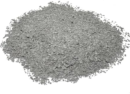 BEKATEQ Farbchips in Dunkelgrau 1kg, Dekochips, Farbflocken für Epoxidharz Bodenbeschichtung, 1K & 2K PU Bodenfarbe, Alkydharz Betonfarben - Garagenböden, Keller, Wohnraum, Werkstatt BK-130