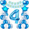 Geburtstagsdeko Jungen 1 Jahr,Luftballon 1. Geburtstag Blau,Happy Birthday Dekoration Zahl,Nummerndekoration,Luftballon 1. Geburtstag Junge Deko,Folienballon 1 (4)