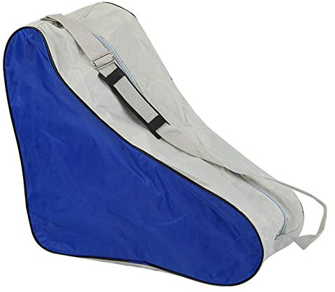 Brussel Verstellbarer Schultergurt mit Reißverschluss, Schlittschuh-Tragetasche, universal, Blau